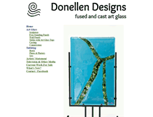 Tablet Screenshot of donellendesigns.com